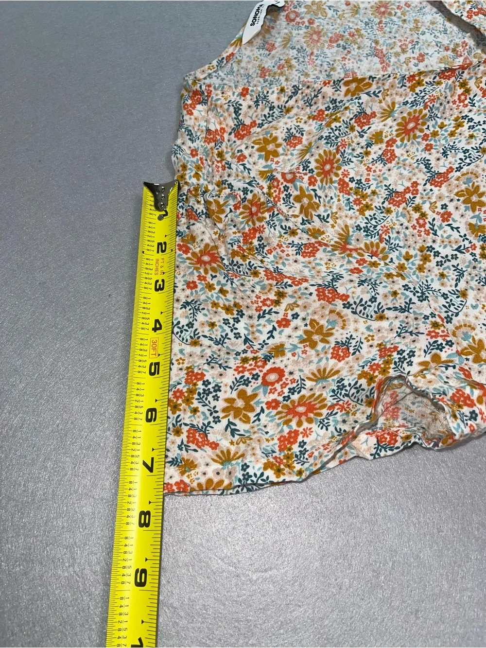 Sonoma Goods For Life Women’s Floral Midi Dress V-Neck Button Front Pockets L
